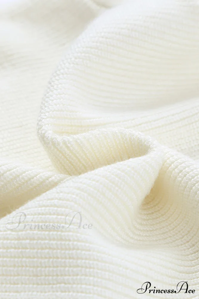 White Neck Knit Ribbed Halter Tank Cross Criss Top - Image 10