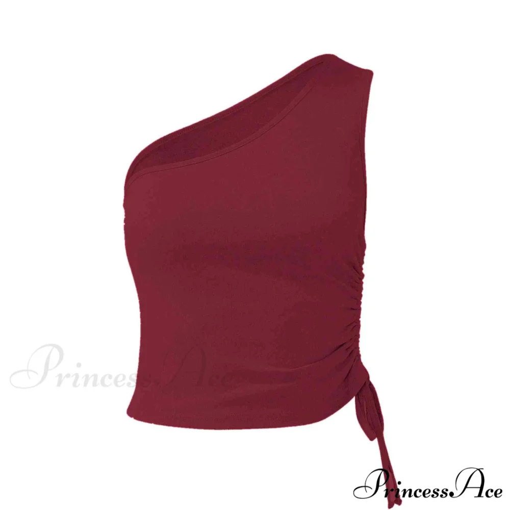 One Shoulder Cami Tie with Detail - Image 6