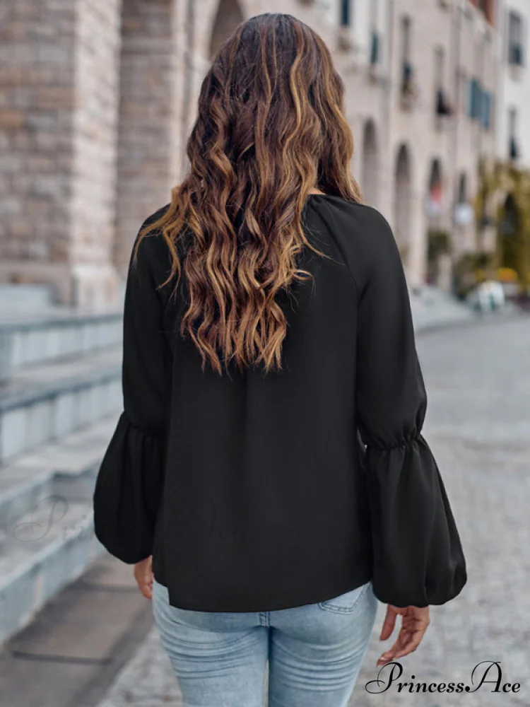 women's autumn casual tops and for V-neck loose winter - Image 11