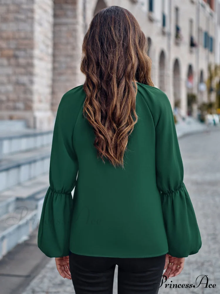 women's autumn casual tops and for V-neck loose winter - Image 14