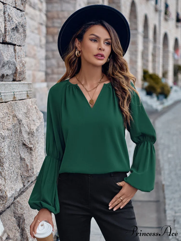 women's autumn casual tops and for V-neck loose winter - Image 15