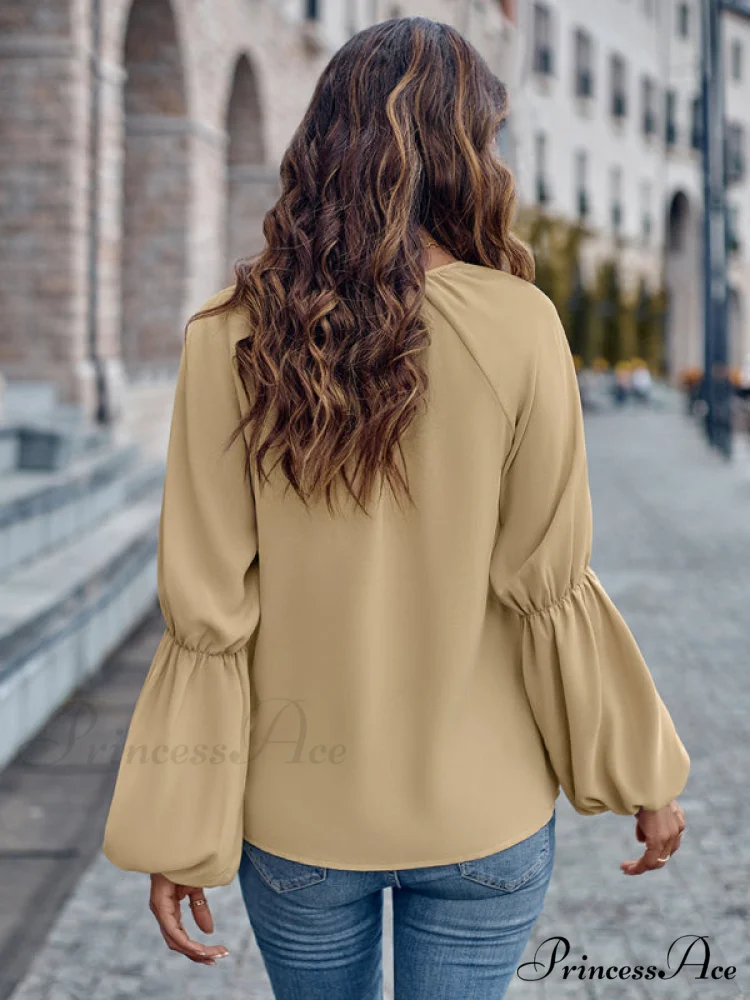 women's autumn casual tops and for V-neck loose winter - Image 7