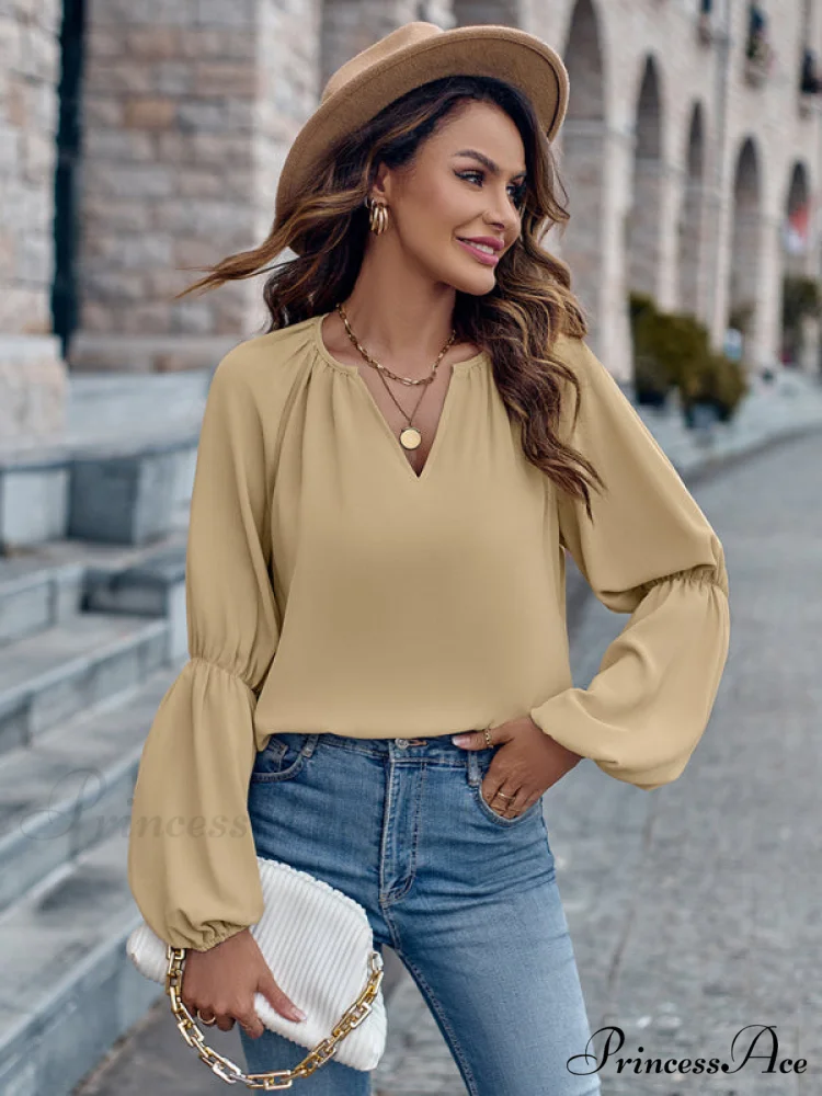 women's autumn casual tops and for V-neck loose winter - Image 8