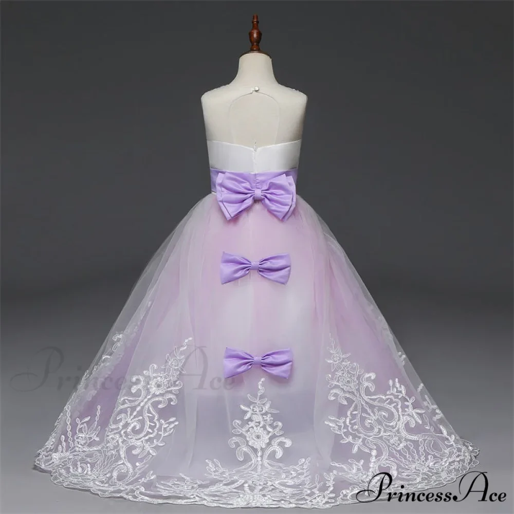 Embroidery Gown 6-14 Lace Wedding Flower Teen Party Girls Birthday Formal For Christmas Clothes Red Kids Dresses Gown Yrs - Image 20