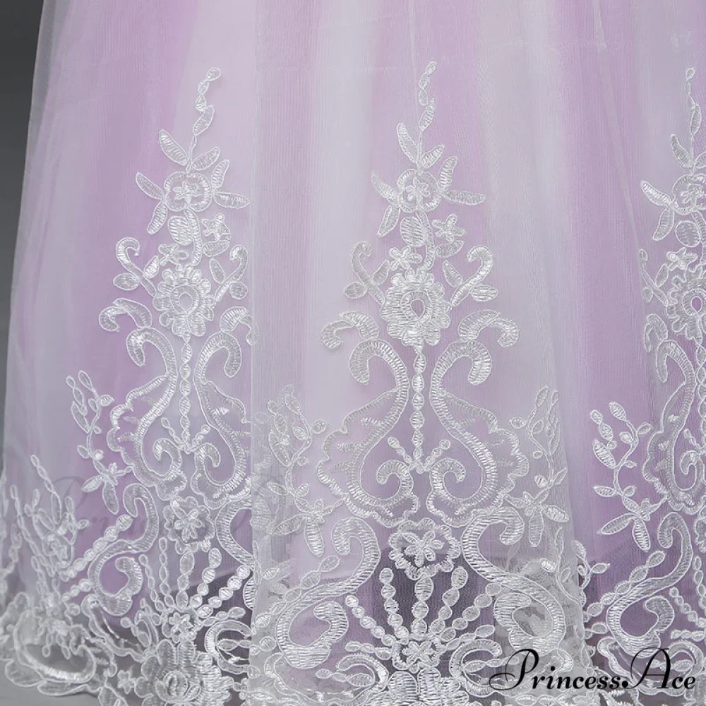Embroidery Gown 6-14 Lace Wedding Flower Teen Party Girls Birthday Formal For Christmas Clothes Red Kids Dresses Gown Yrs - Image 22
