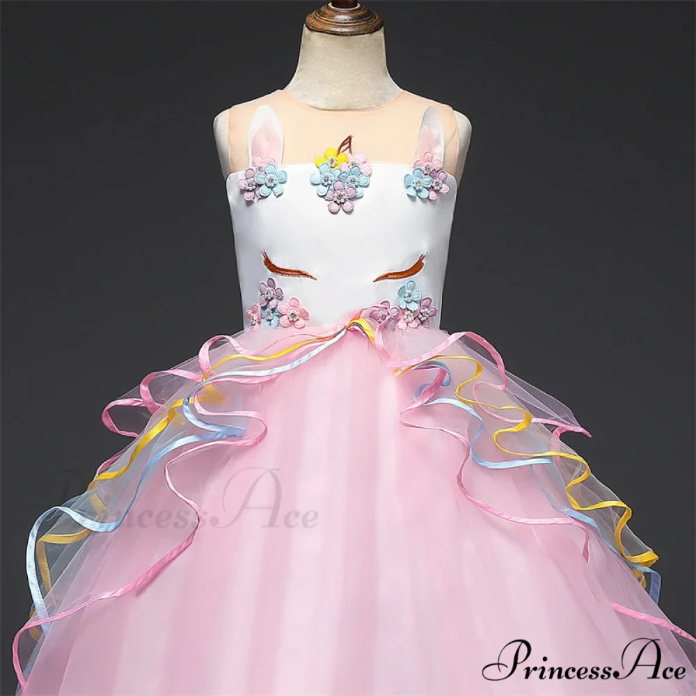 Embroidery Gown 6-14 Lace Wedding Flower Teen Party Girls Birthday Formal For Christmas Clothes Red Kids Dresses Gown Yrs - Image 28