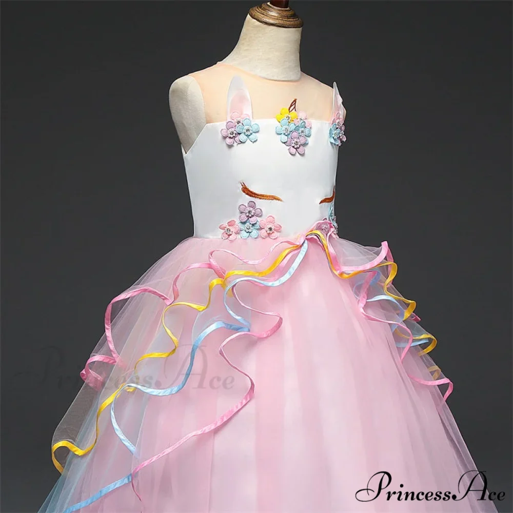Embroidery Gown 6-14 Lace Wedding Flower Teen Party Girls Birthday Formal For Christmas Clothes Red Kids Dresses Gown Yrs - Image 30