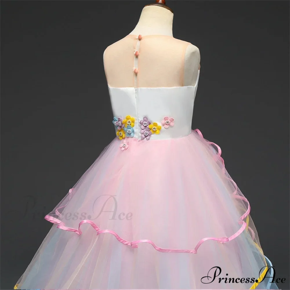 Embroidery Gown 6-14 Lace Wedding Flower Teen Party Girls Birthday Formal For Christmas Clothes Red Kids Dresses Gown Yrs - Image 31