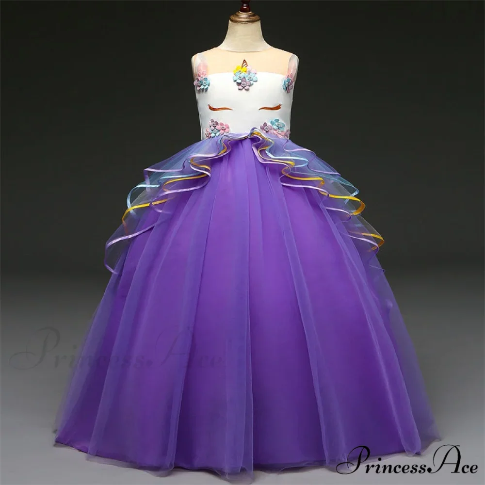 Embroidery Gown 6-14 Lace Wedding Flower Teen Party Girls Birthday Formal For Christmas Clothes Red Kids Dresses Gown Yrs - Image 34