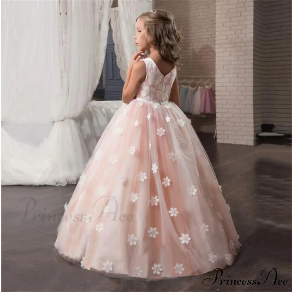 Embroidery Gown 6-14 Lace Wedding Flower Teen Party Girls Birthday Formal For Christmas Clothes Red Kids Dresses Gown Yrs - Image 37