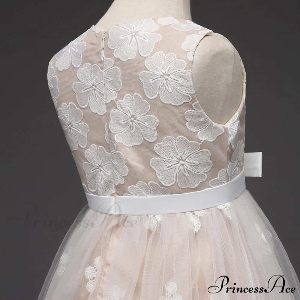 Embroidery Gown 6-14 Lace Wedding Flower Teen Party Girls Birthday Formal For Christmas Clothes Red Kids Dresses Gown Yrs - Image 45