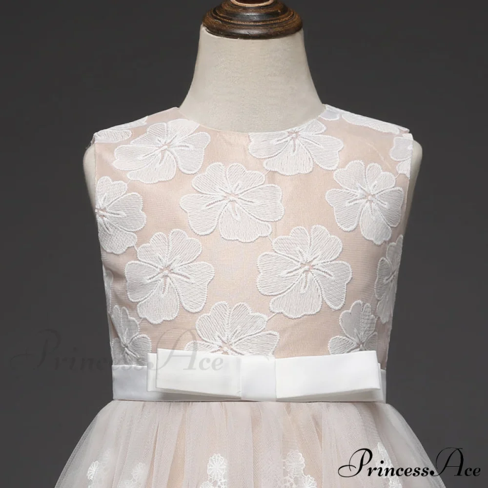 Embroidery Gown 6-14 Lace Wedding Flower Teen Party Girls Birthday Formal For Christmas Clothes Red Kids Dresses Gown Yrs - Image 46