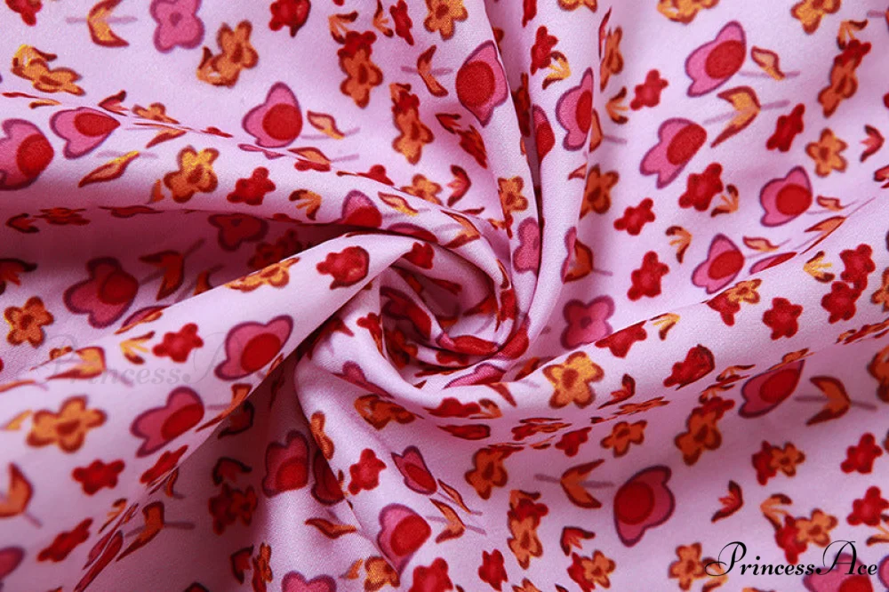 Straps and Design Flowered Warm-Season Long Bodycon Ruched Pink Coastal with Casual Gown Detail - Image 10