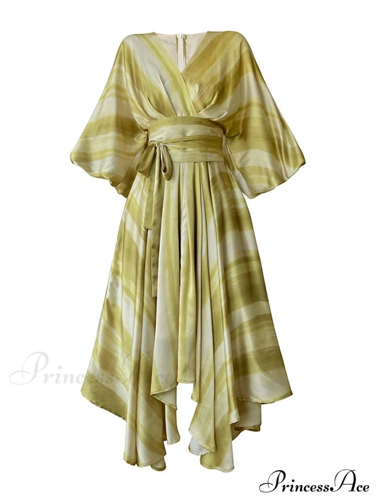 Breasted Arm Sexy Flower Long and Single with Embroidery Tulle Full-Length Warm-Season Party Gown Layer Lace Ruffle Robe - Image 7
