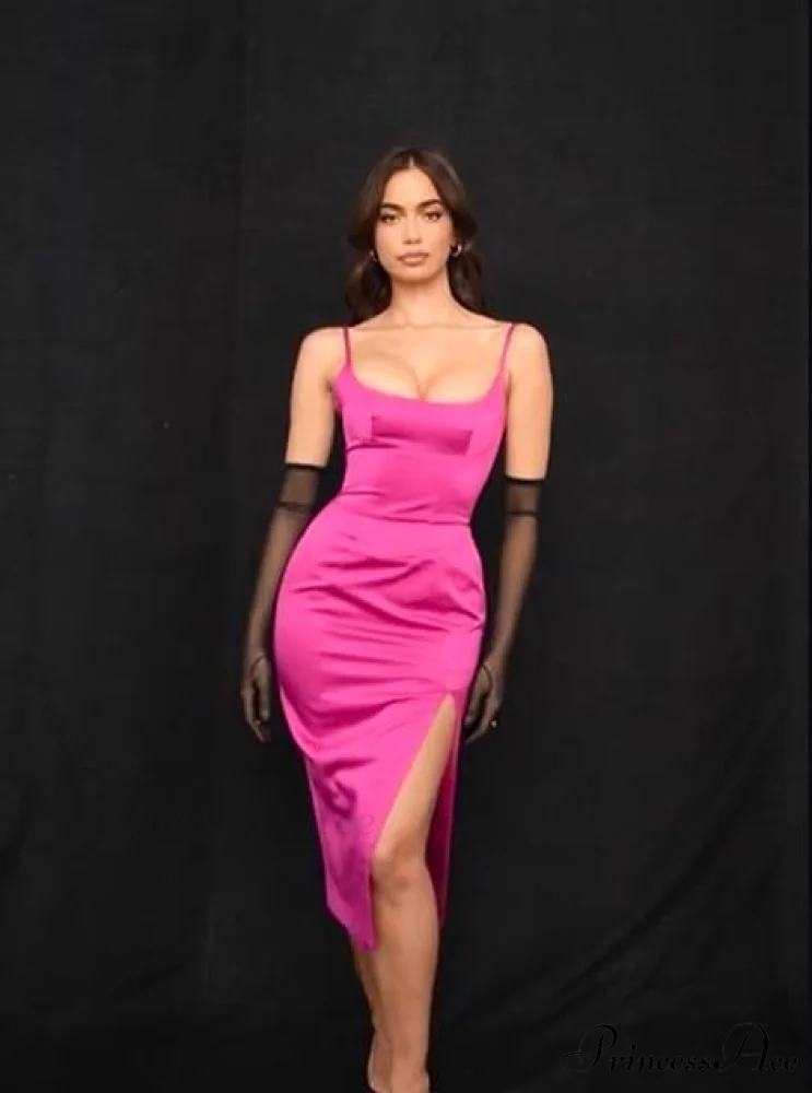 Eve Gown Dress New Women Warm-Season Midi Satin Elegant Black for Party White Night Evening - Years Bodycon Dresses - Image 16