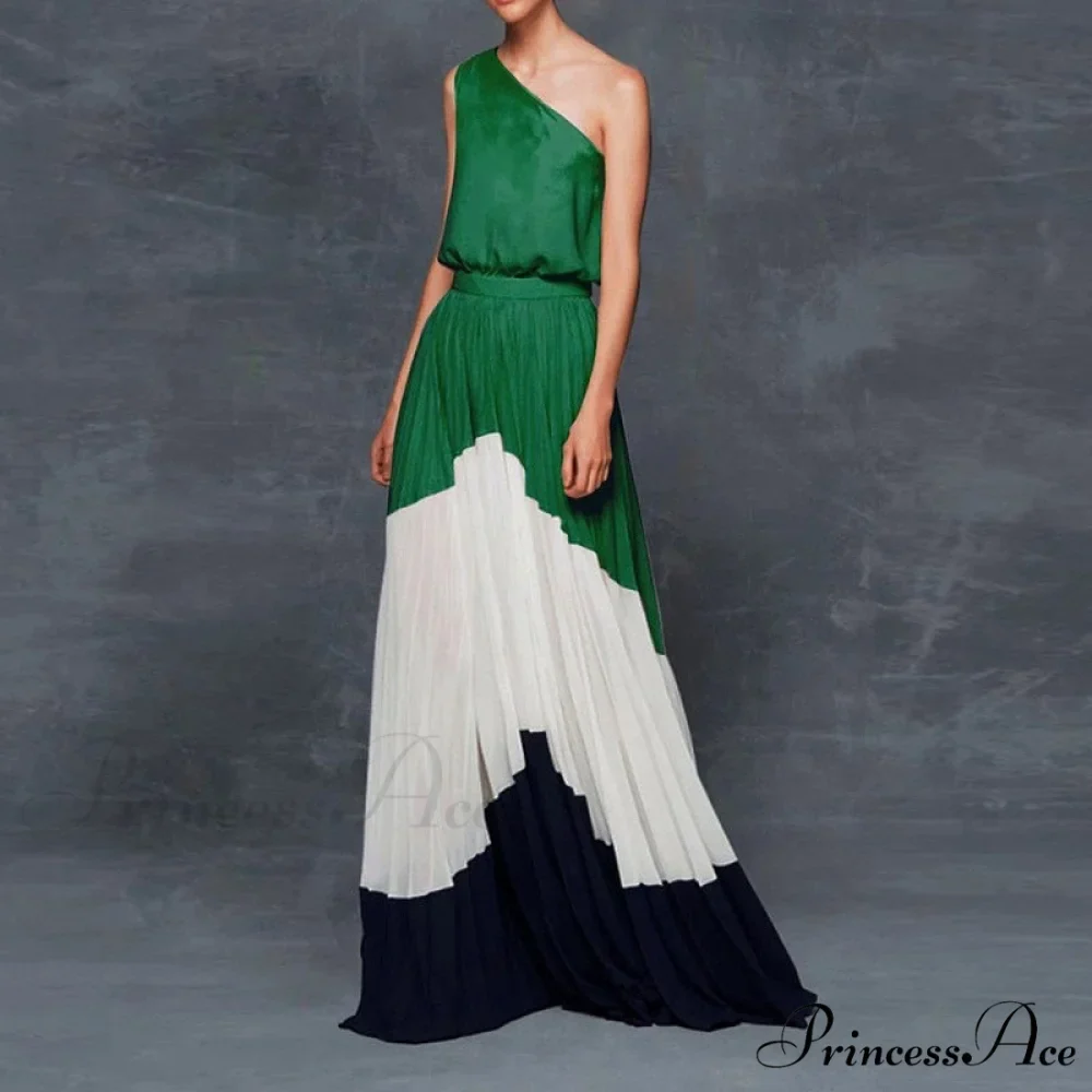 Patchwork Black Club Party High Night One Women's Gown Off - Street Shoulder Dress - Image 9