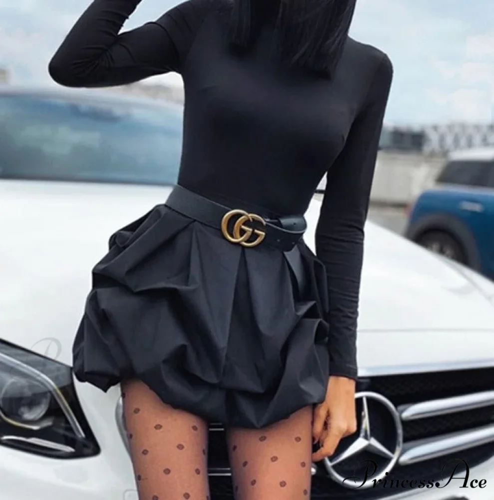 Arm Party - Bud Long - Solid Mini - Gown Black Gown Women's - Image 4