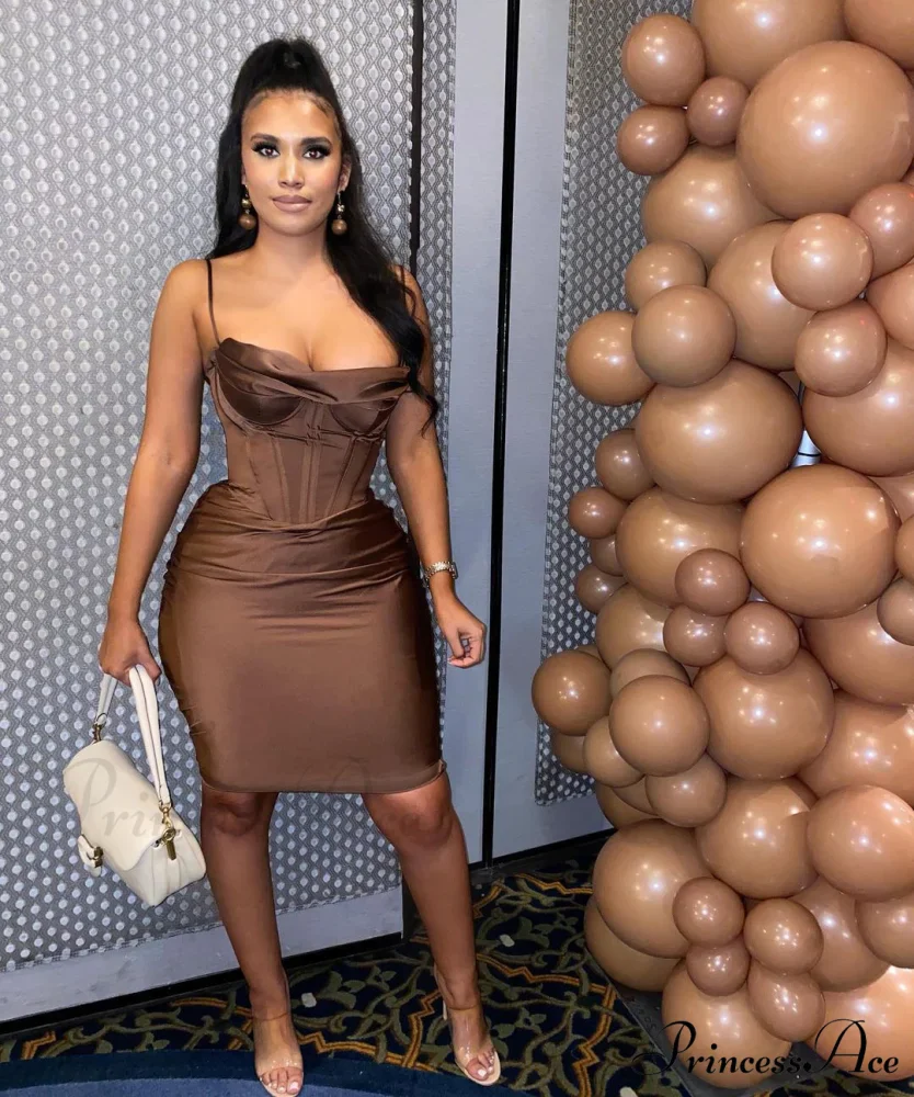 Layer of Gown Satin Evening Club Women Celebrity Double House for - Bodycon Cb Dress - Image 28