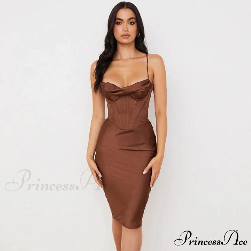 Layer of Gown Satin Evening Club Women Celebrity Double House for - Bodycon Cb Dress - Image 6