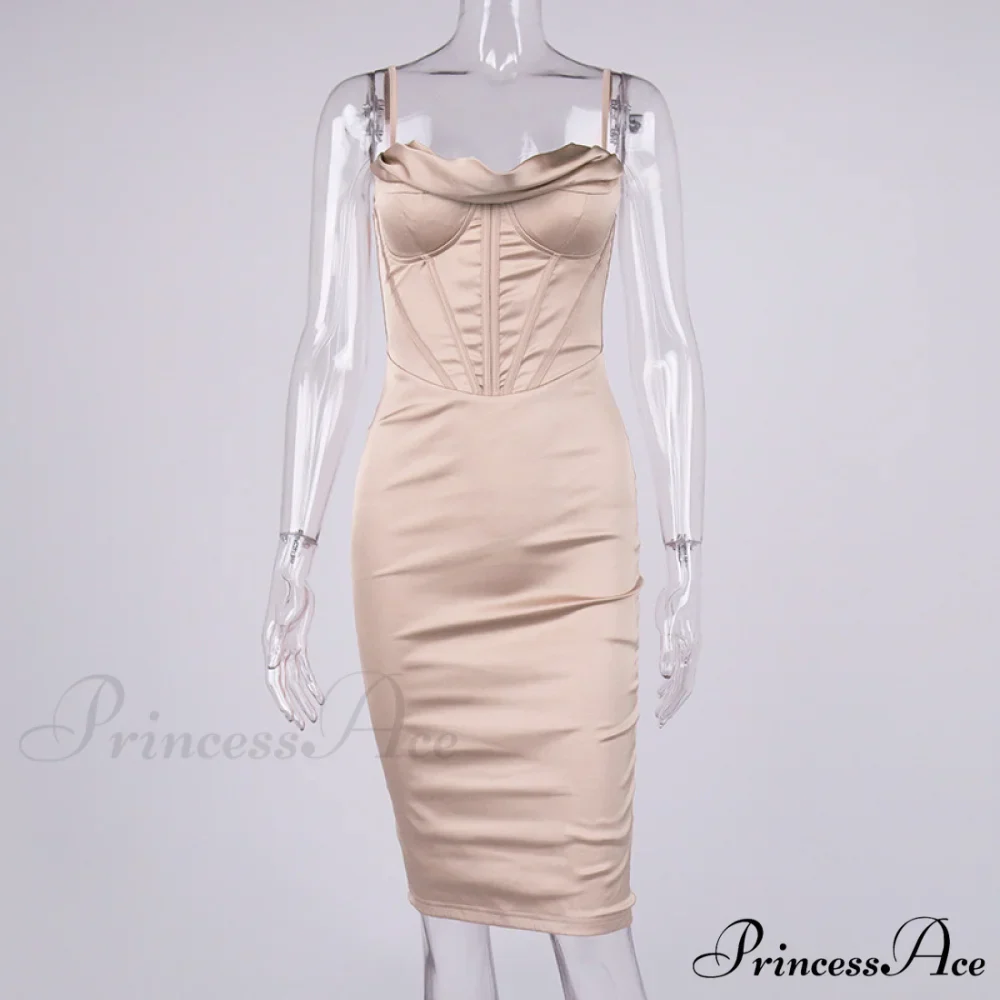 Layer of Gown Satin Evening Club Women Celebrity Double House for - Bodycon Cb Dress - Image 9
