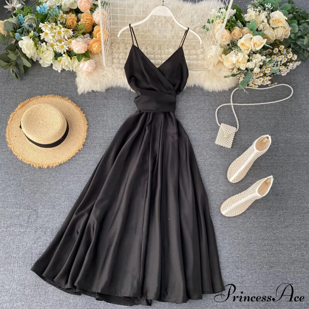 Gown Spaghetti Backless V Women Neck Tank Full-Length Robe Sexy Party Strap Female Long Dresses Festive Warm-Season Vestidos - Image 14