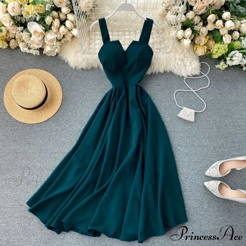 Gown Spaghetti Backless V Women Neck Tank Full-Length Robe Sexy Party Strap Female Long Dresses Festive Warm-Season Vestidos - Image 5