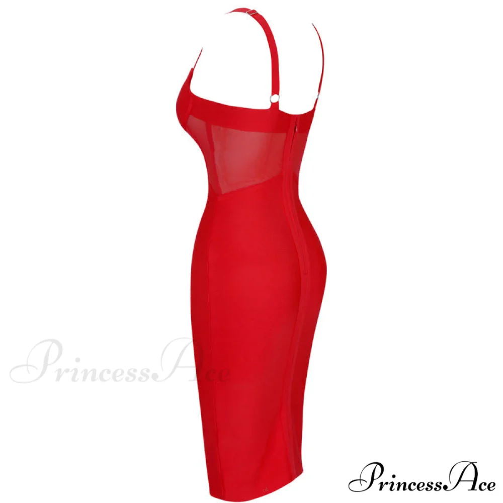 Black Gown Corset Elegant Insert with Party Bodycon Evening - Mesh Bandage Clubwear - Image 11