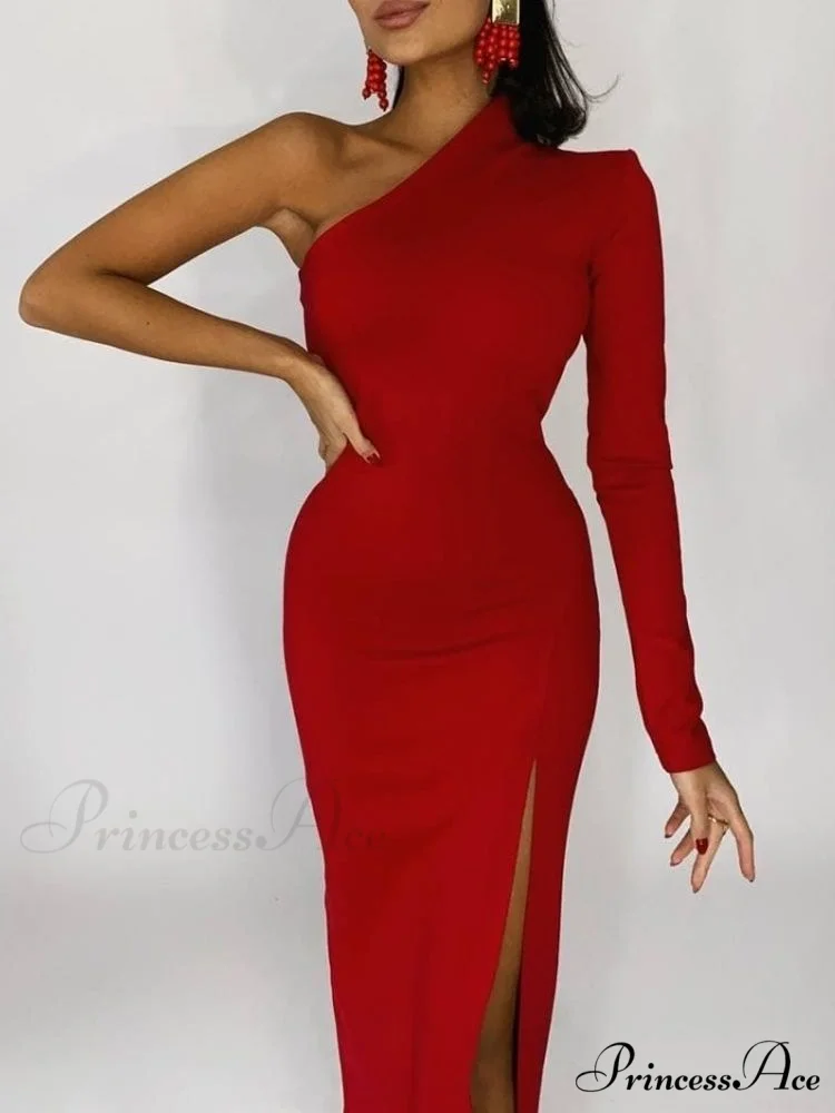 One Full-Length Warm-Season Women's Elegant Gown Shoulder - Black - Image 4