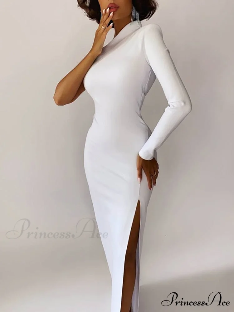 One Full-Length Warm-Season Women's Elegant Gown Shoulder - Black - Image 5