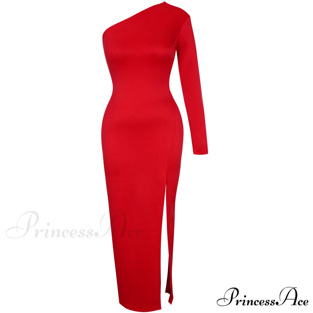 One Full-Length Warm-Season Women's Elegant Gown Shoulder - Black - Image 8