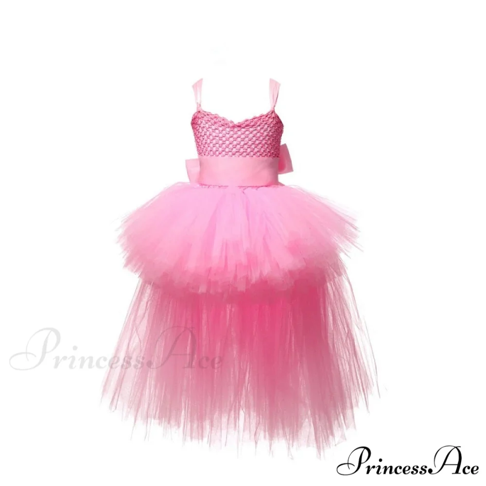 V-neck Gown Girls Gown Party Evening 1-14 Costume Tutu Ball Black Birthday with Halloween Train for Kids for Years - Image 5
