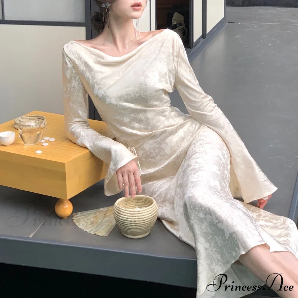Party Gown Office Chic Formal Elegant Bodycon Evening Arm Lady Vintage Robe Long Clothes - Image 2