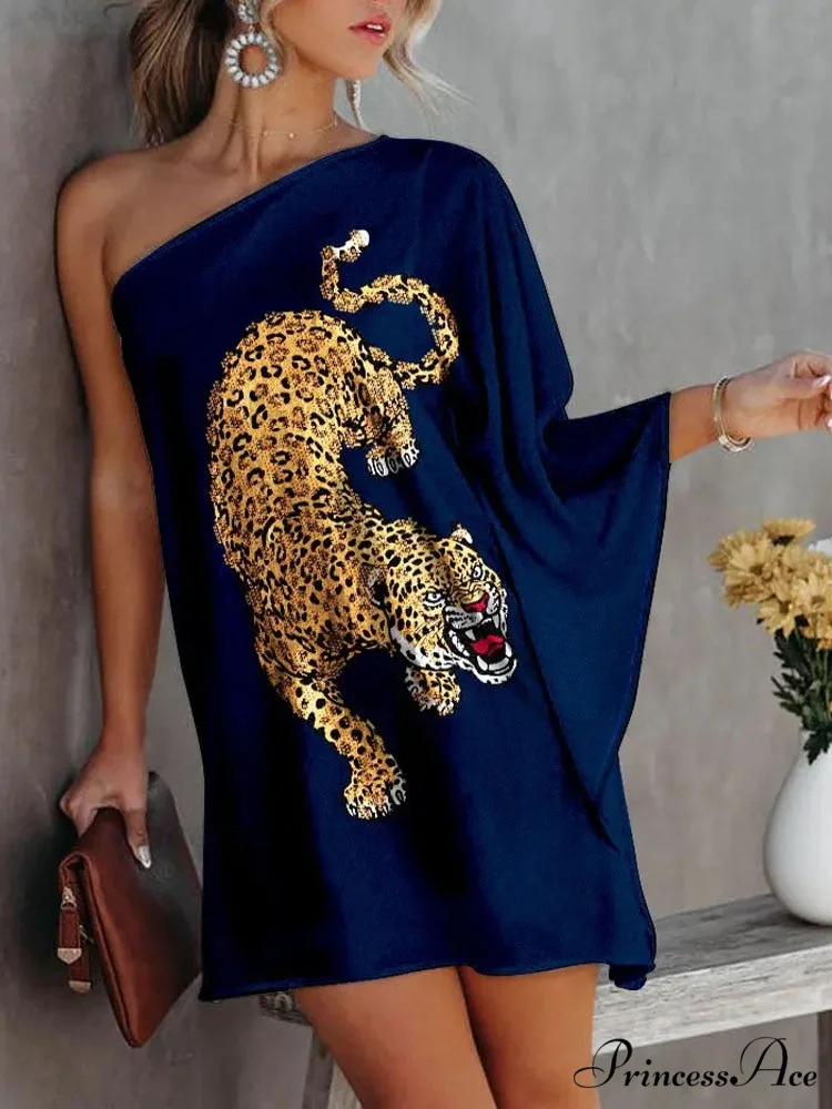 Vintage One-Shoulder Dresses Long Arm Women Design Loose Halter Gown Irregular Gown Spring Party Ruffle Vestido - Image 12