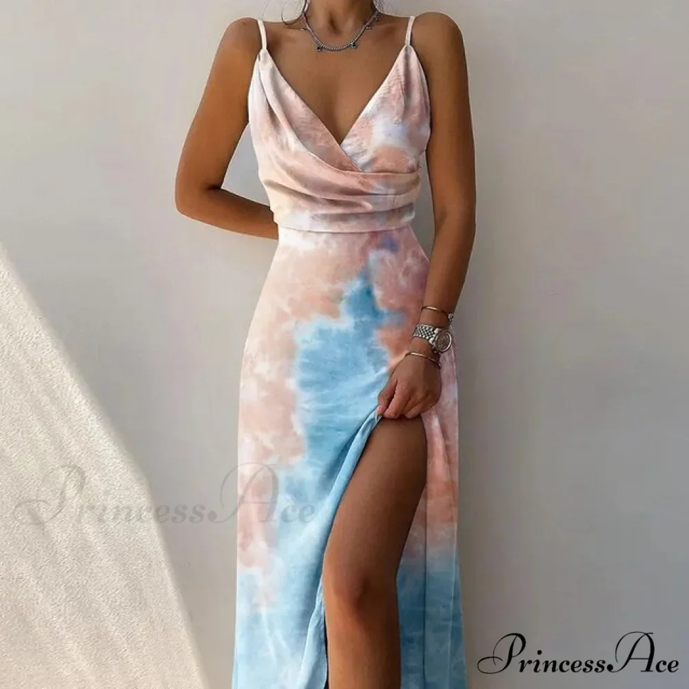 V Warm-Season Gown Sleeveless Design for Party Elegant Neck Women - Image 6