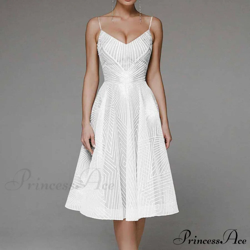 Guest Embroidered Formal Elegant Midi Warm-Season Wedding Evening Party - Backless Gown for Women Dress - Image 12
