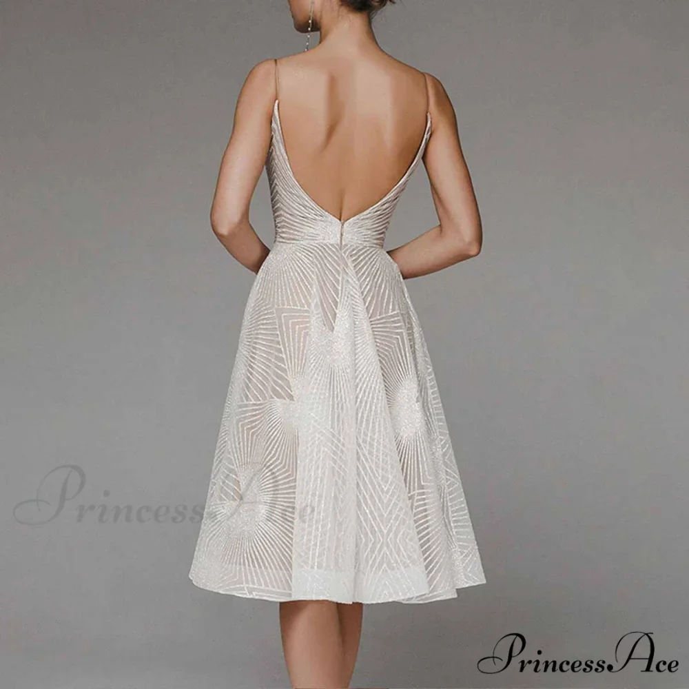 Guest Embroidered Formal Elegant Midi Warm-Season Wedding Evening Party - Backless Gown for Women Dress - Image 4