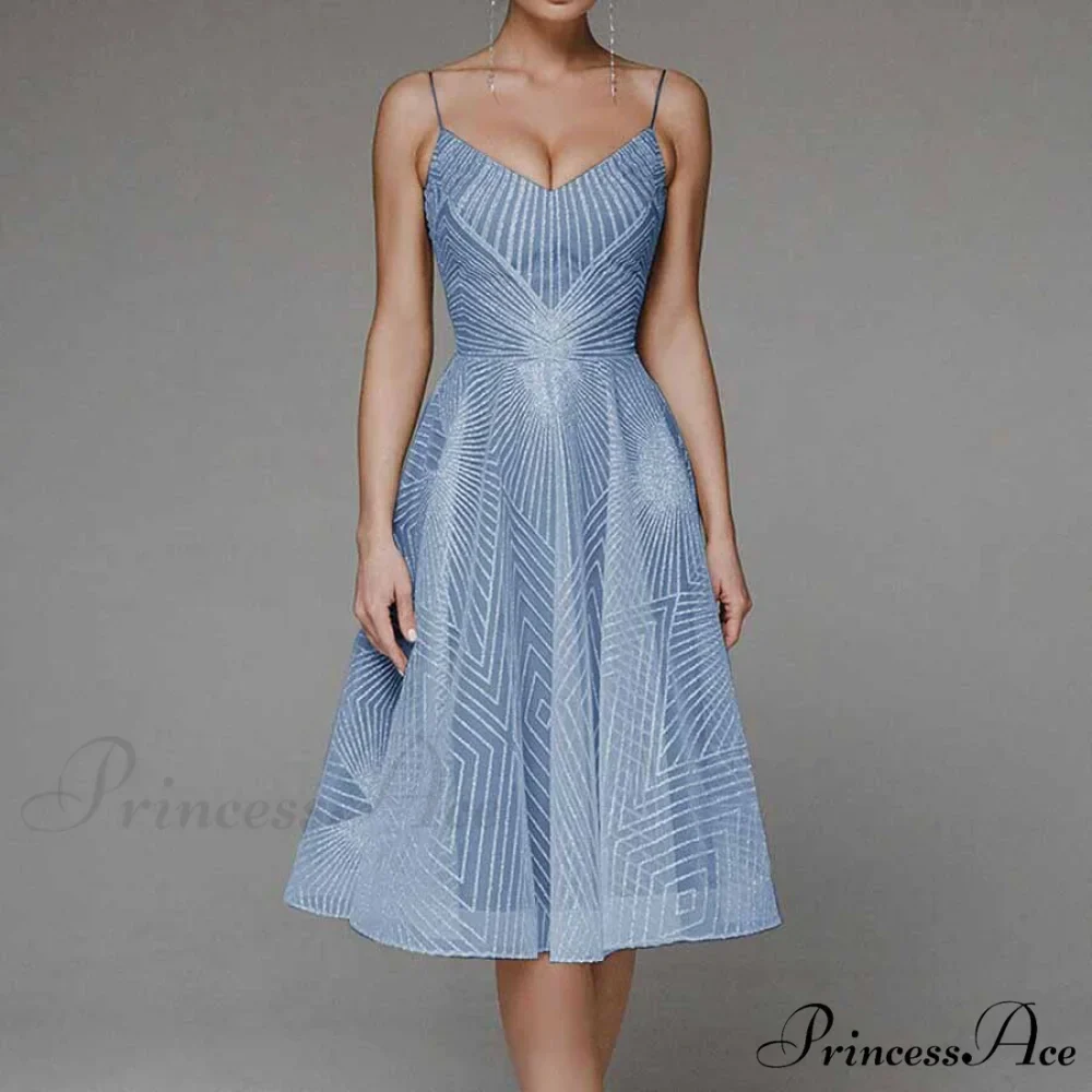 Guest Embroidered Formal Elegant Midi Warm-Season Wedding Evening Party - Backless Gown for Women Dress - Image 7