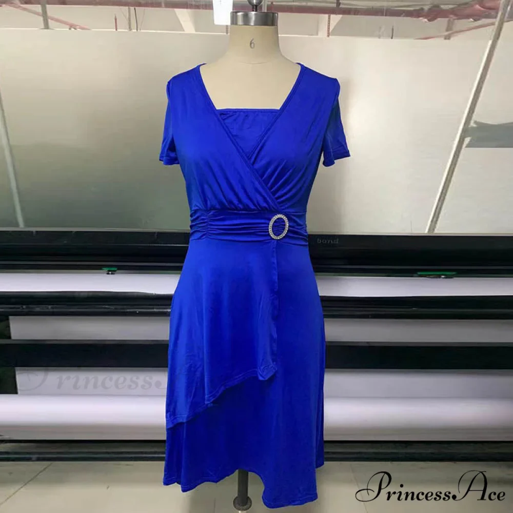 Fashion Gown Brief Retro Gown Office Irregular Waist A-line V-neck Party Women Lady Midi Arm High Warm-Season Elegant 2024 Vestidos - Image 9