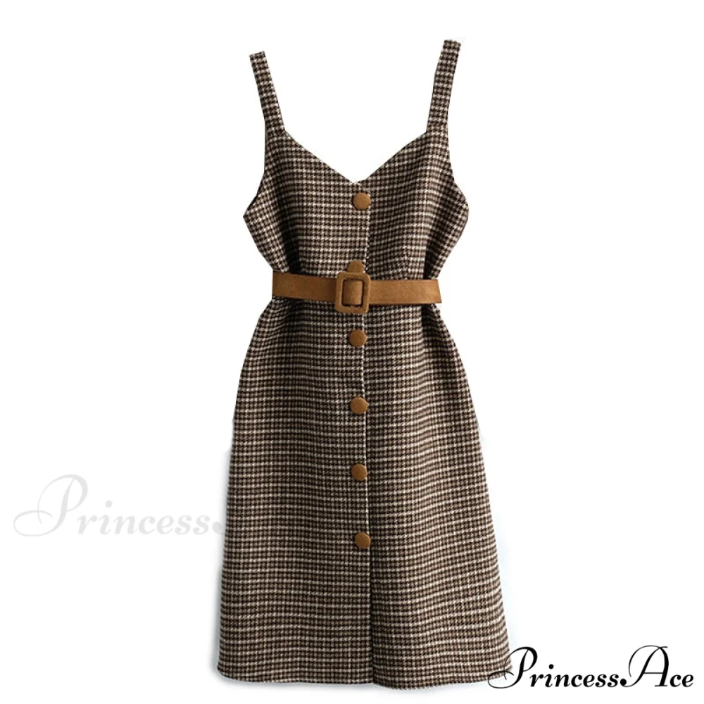 Two Winter Knee-Length vestidos Autumn plus party Women Fashion Elegant wool Piece belt Gown Valentine's for With Dresses size Streetwear Gown Sweater Day - Image 5