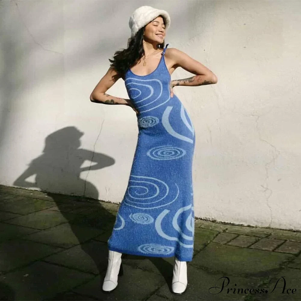 Paisley Vintage Spaghetti Fashion - Y2K Bodycon Strap Gown Coastal Party Green Vestido - Image 2
