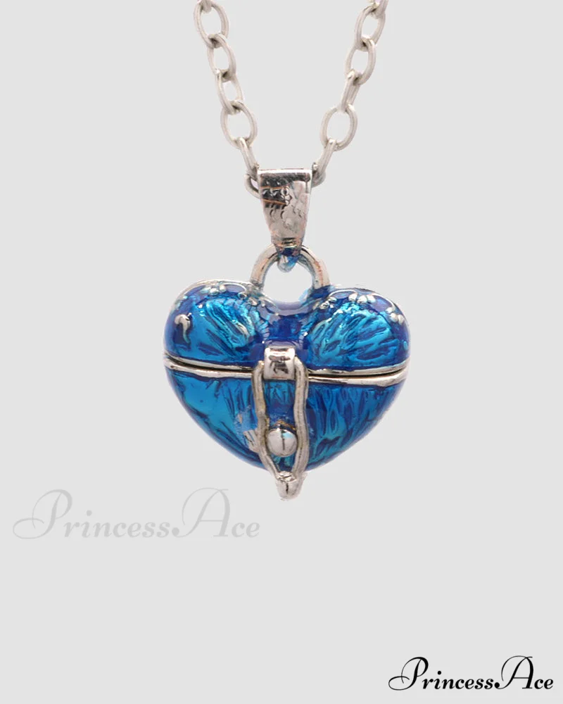 with Necklace Locket Heart Chain Pendant - Image 4