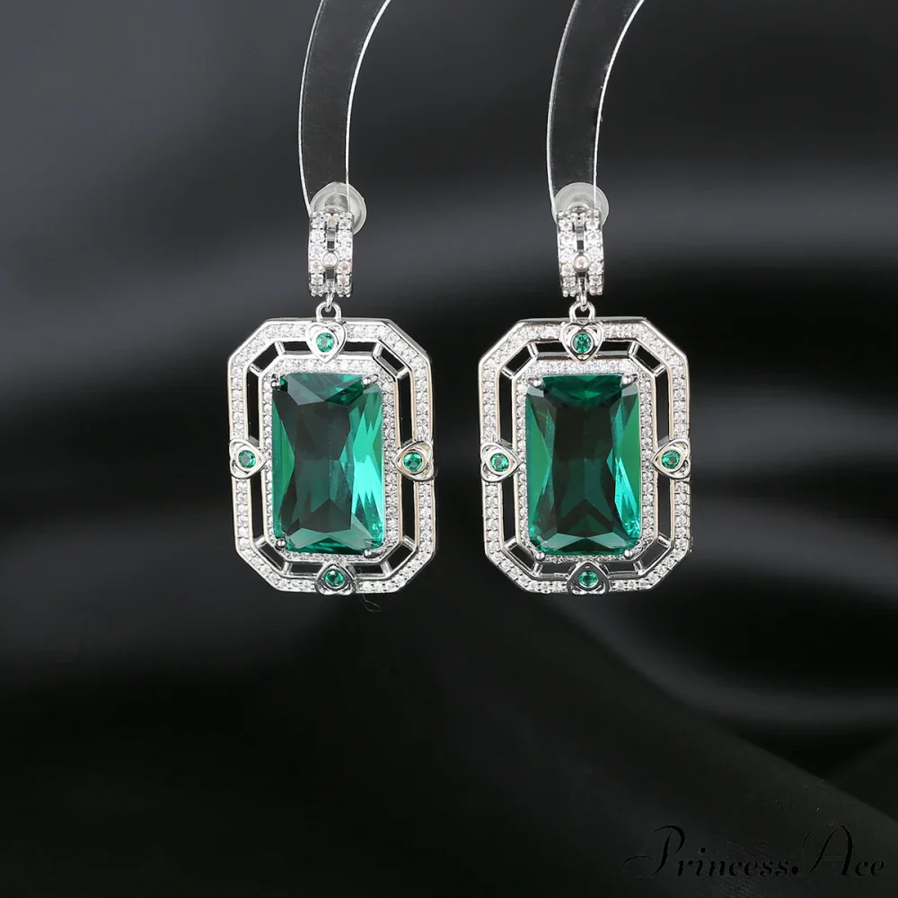 Zircon Geometric Earrings - Image 6