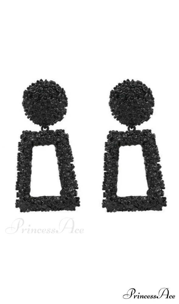 DOOR KNOCKER TEXTURED EARRINGS - Image 5