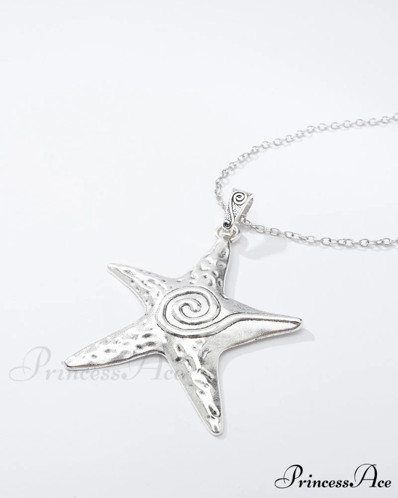 Necklace Washed Pendant Star - Up - Image 2