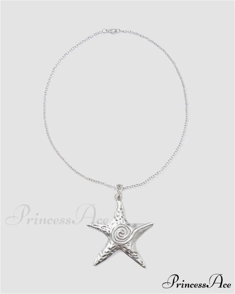 Necklace Washed Pendant Star - Up - Image 3