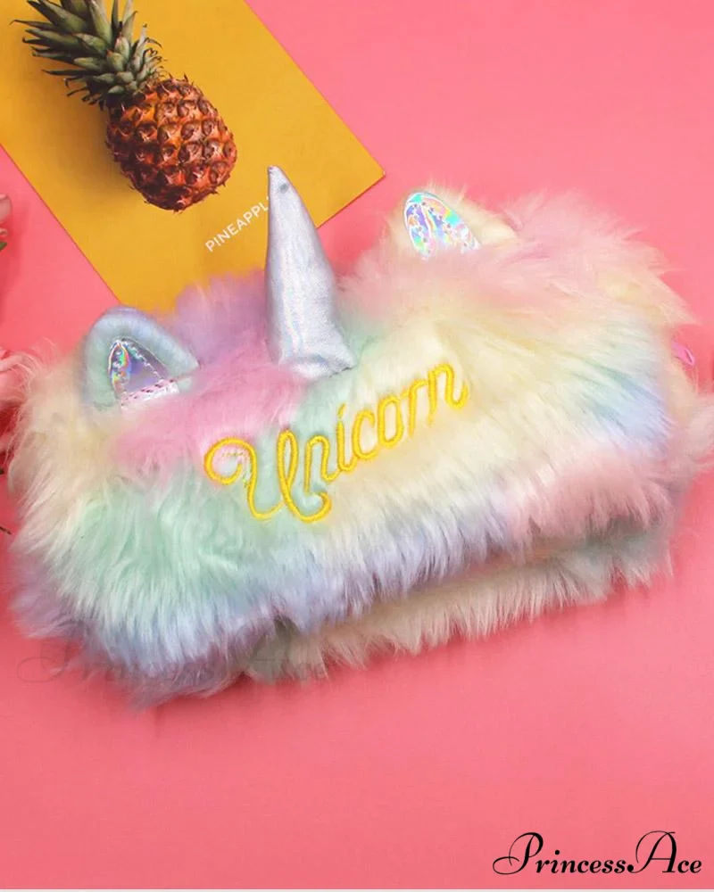 Case with Unicorn Pencil Fluff - Image 2