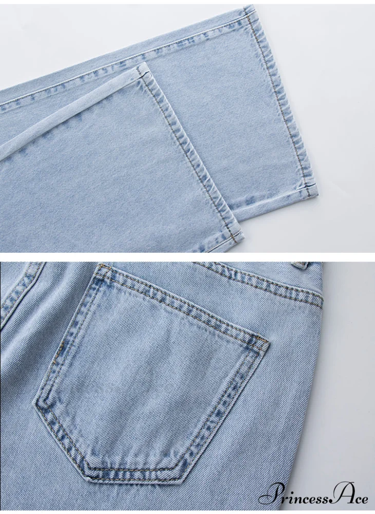 Loose Denim Low Vintage Mom 2024 Leg Baggy New Blue Y2k Waist Fashion Straight Trousers Jeans Women Washed Pants Jeans - Image 10