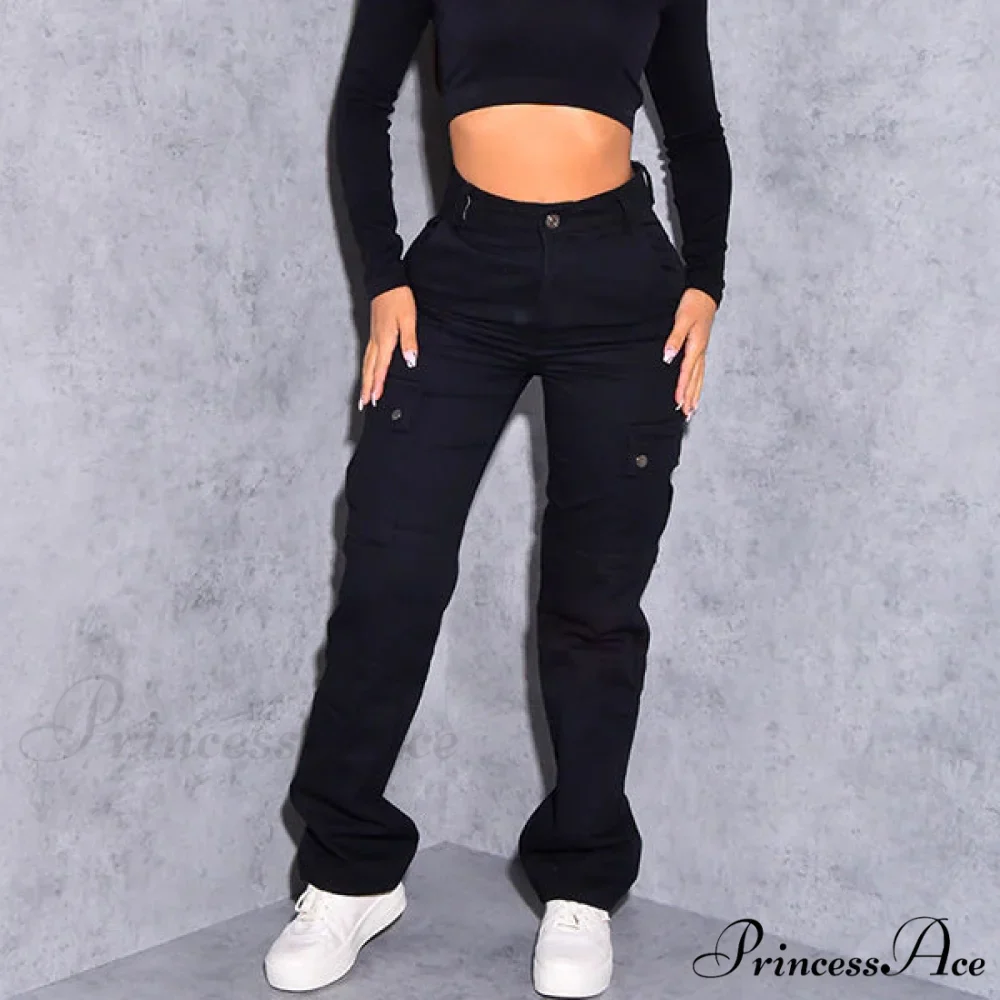Slim Elastic High Waist Vintage Streetwear Jeans - Image 7