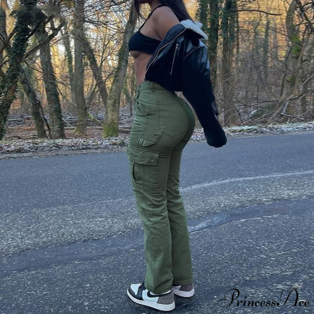 Slim Elastic High Waist Vintage Streetwear Jeans - Image 9