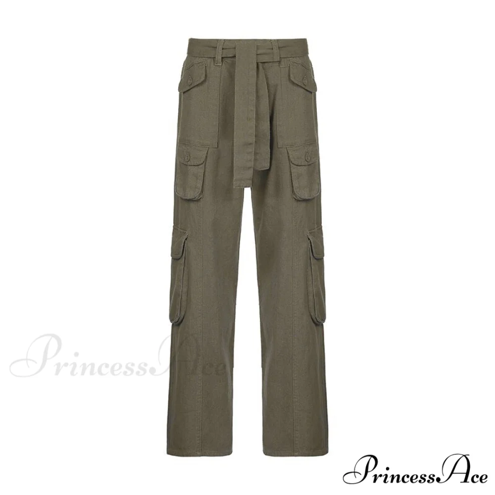 Cargo Streetwear Mom Pants Baggy Low Leg Waist 90s Denim Vintage Wide Jeans Trousers Trendy Korean Grunge Hippie Outfits - Image 11